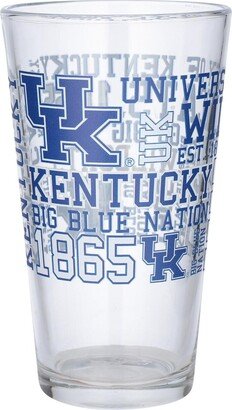 Kentucky Wildcats 16 Oz Team Spirit Pint Glass