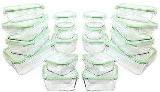 Gogreen Glassworks 36Pc Glass Food Storage Set