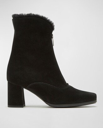 Finn Suede Shearling Ankle Boots