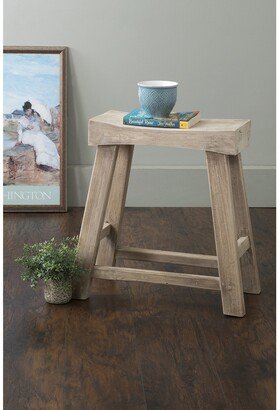 East At Main's Bennett Brown Rubberwood Stool