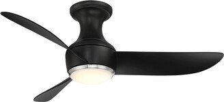 Modern Forms Smart Fans Corona Indoor/Outdoor LED Flush Mount Ceiling Fan