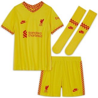 Infant Unisex Yellow Liverpool 2021/22 Third Replica Kit