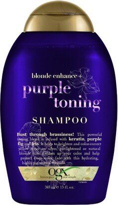 Blonde Enhanced + Purple Toning Shampoo - 13 fl oz