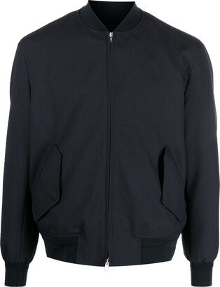 Zip-Up Bomber Jacket-AX