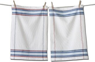 tagltd Americana 4th Of July Flour Sack Dishtowel Set Of 2