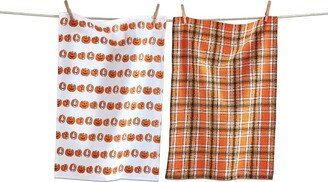 tagltd Happy Halloween Dishtowel Set of 2 Dish Cloth For Drying Dishes And Cooking