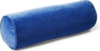 Sale Luxury Cobalt Blue Velvet Bolster Pillow Cover | Custom