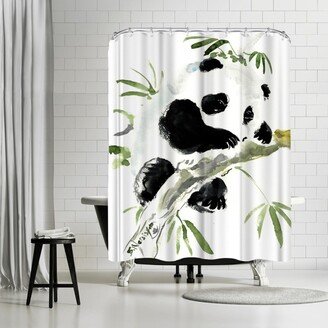 71 x 74 Shower Curtain, Baby Panda 4 by Suren Nersisyan