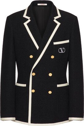 VLogo Signature double-breasted blazer