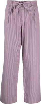 x Birkenstock pinstripe pyjama trousers