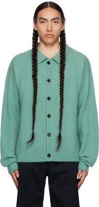 WYNN HAMLYN Blue Buttoned Cardigan