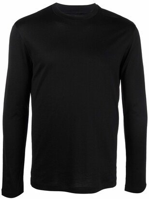 Crew Neck Long-Sleeve Top