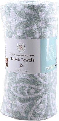 100% Organic Cotton, Sand Resistant, Kiawah Beach Towel, 40