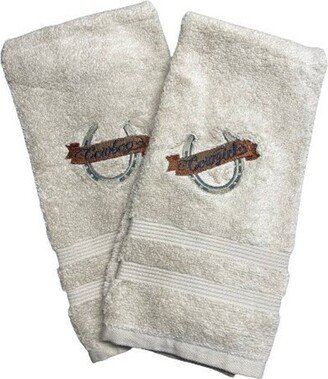 His & Hers Couples Cowboy Cowgirl Towel Set