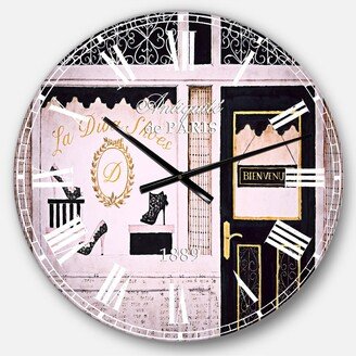 Designart Fashion Oversized Metal Wall Clock