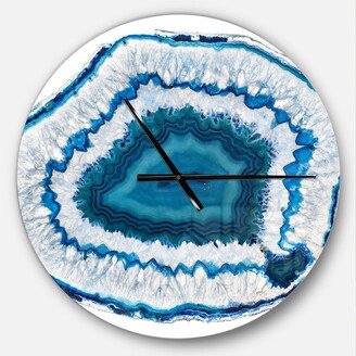 Designart Oversized Modern Round Metal Wall Clock