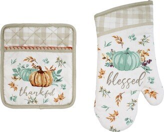 Grateful Patch 2 Pack Pot Holder, Oven Mitt