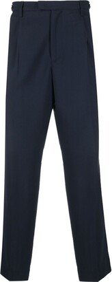 Cropped Cotton Tailored Trousers