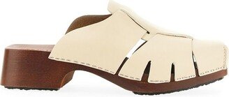 Licia Fisherman Mule Clogs