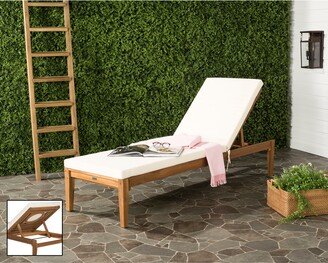 Outdoor Living Pomona Brown/ Beige Sunlounger - 23.6