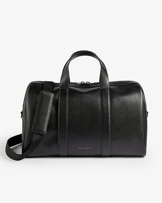 Black Fidick Saffiano Leather Holdall bag