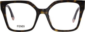 Fendi Eyewear Square Frame Glasses-AF