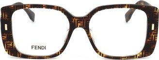 Fendi Eyewear Square Frame Glasses-AH