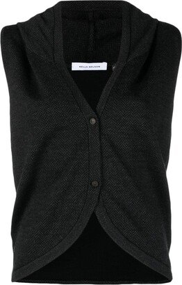 NELLS NELSON V-neck knitted vest