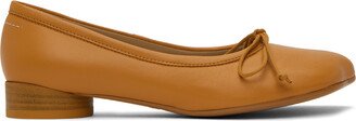 Orange Anatomic Ballet Flats