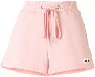 Drawstring Track Shorts-AE