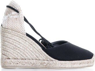 Carina Round-Toe Wedge Espadrilles