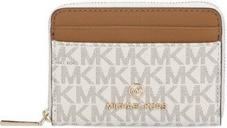 Logo Plaque Zipped Wallet-AG