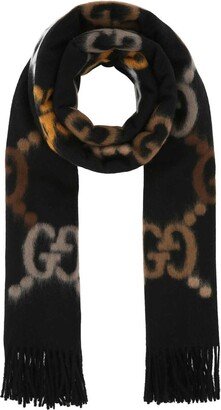 GG Motif Tassel Detailed Scarf