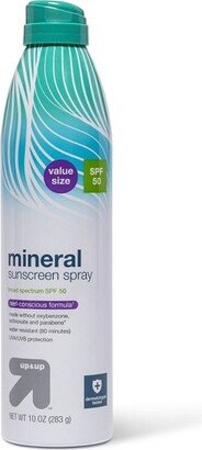 Mineral Sunscreen Spray - SPF 50 - 10oz - up & up™