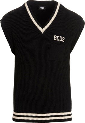 Logo Embroidered Low Band Gilet