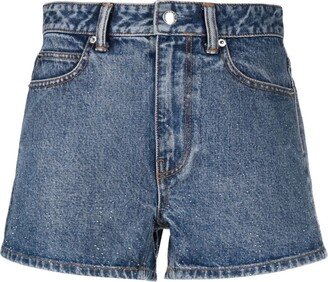 Mid-Rise Denim Shorts-AE