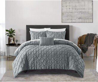 Bradley Diamond Tufted 4-Piece Comforter Set - Queen Size