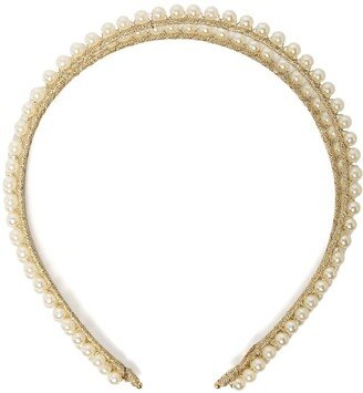 Gitta pearl double-band headband