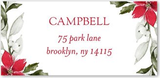 Address Labels: Fancy Garland Address Label, White, Address Label, Matte