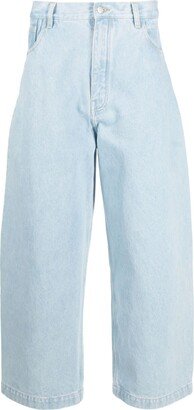 Blue Paolo Wide-Leg Jeans