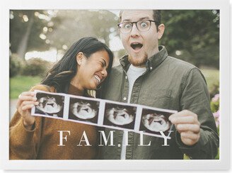 Photo Tiles: Absolute Family Photo Tile, White, Framed, 5X7, White