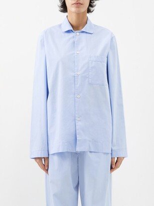 Organic-cotton Poplin Pyjama Top