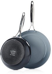 Valencia Pro 8 and 10 Ceramic Non-Stick Open Frypan Set