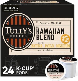 Tully's Coffee Hawaiian Blend Coffee Pods - Medium Roast - 24ct