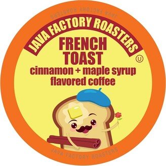 Java Factory Flavored Coffee Pods,Keurig K Cup 2.0 Brewers compatible, French Toast, 40 Count