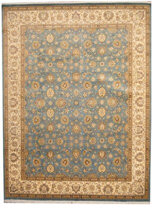 Handmade One-of-a-Kind Kashan Wool Rug - 9'2 x 12'2