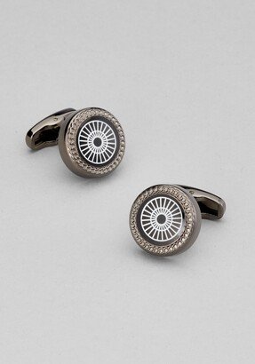 Men's Round Formal Cufflinks