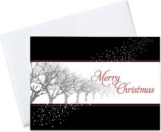 CEO Cards Christmas Greeting Card Box Set of 25 Cards & 26 Envelopes - H1125