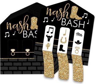 Big Dot Of Happiness Nash Bash - Nashville Bachelorette Party Game Cards - Pull Tabs 3-in-a-Row 12 Ct