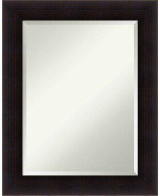 Beveled Wood 25.5x31.5 Wall Mirror